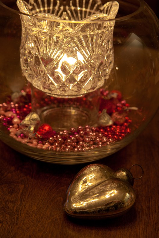 Hershey Kiss and Candle Centerpiece