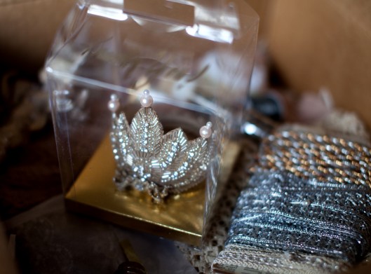 A beautiful beaded crown from Gilded Life.