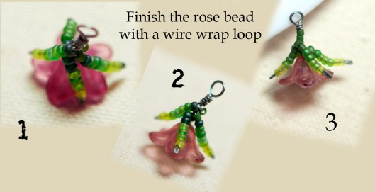Moss Rose Bracelet Tutorial 10