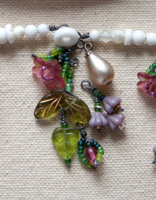 Moss Rose Bracelet components 