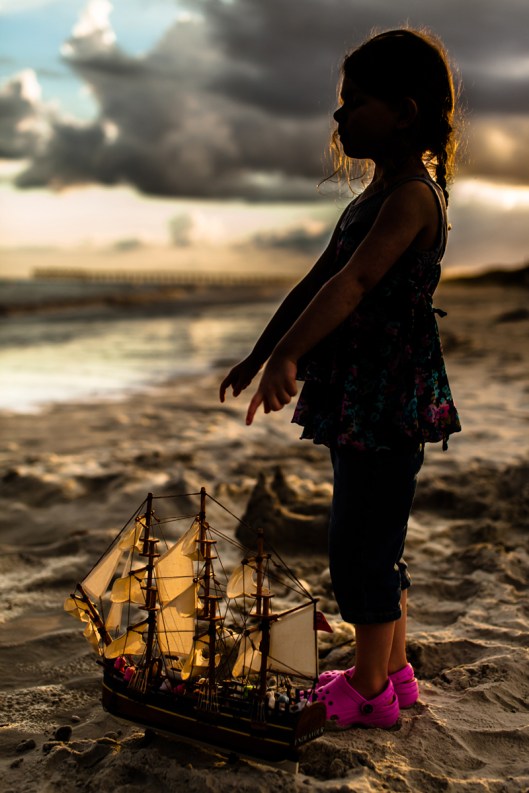 Despite her best effort to call the waves, the bears didn't make it to sea.