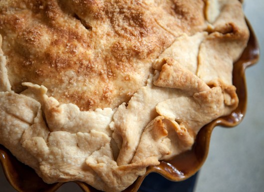 Just look at all that yummy pastry! Truly a crust-lover's pie.