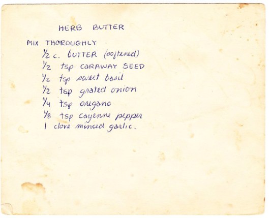 Herb Butter Recipe