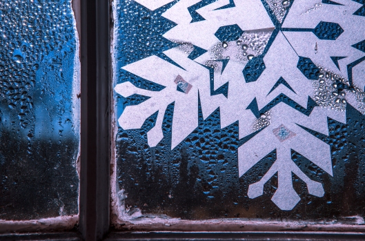 6 Snowflakes in the window