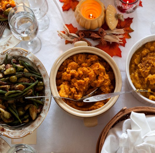Baked Brussels Sprouts, Green Beans and Bacon